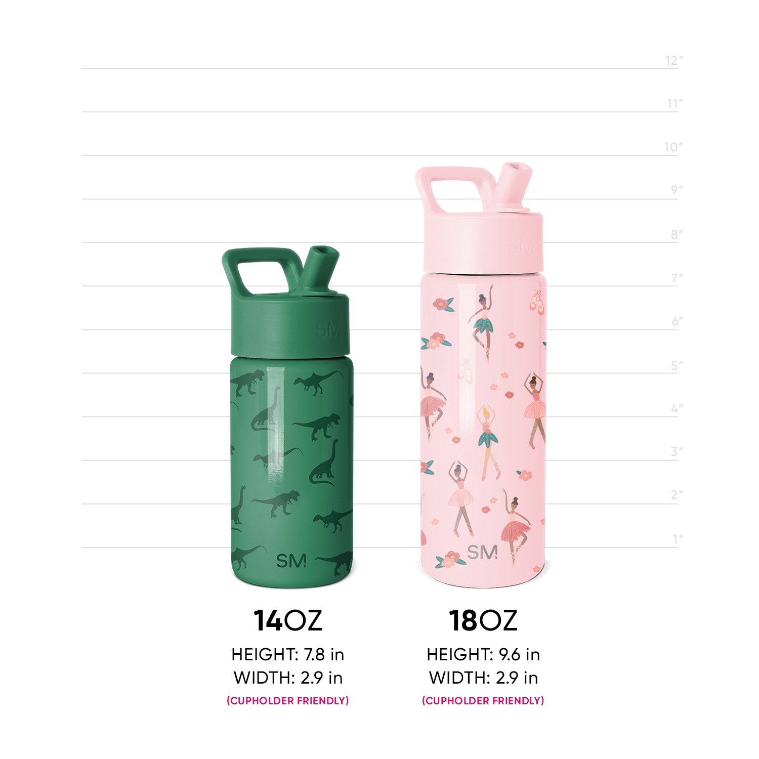 Summit Water Bottle with Straw Lid